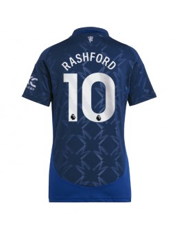 Manchester United Marcus Rashford #10 Zenski Gostujuci Dres 2024-25 Kratak Rukavima